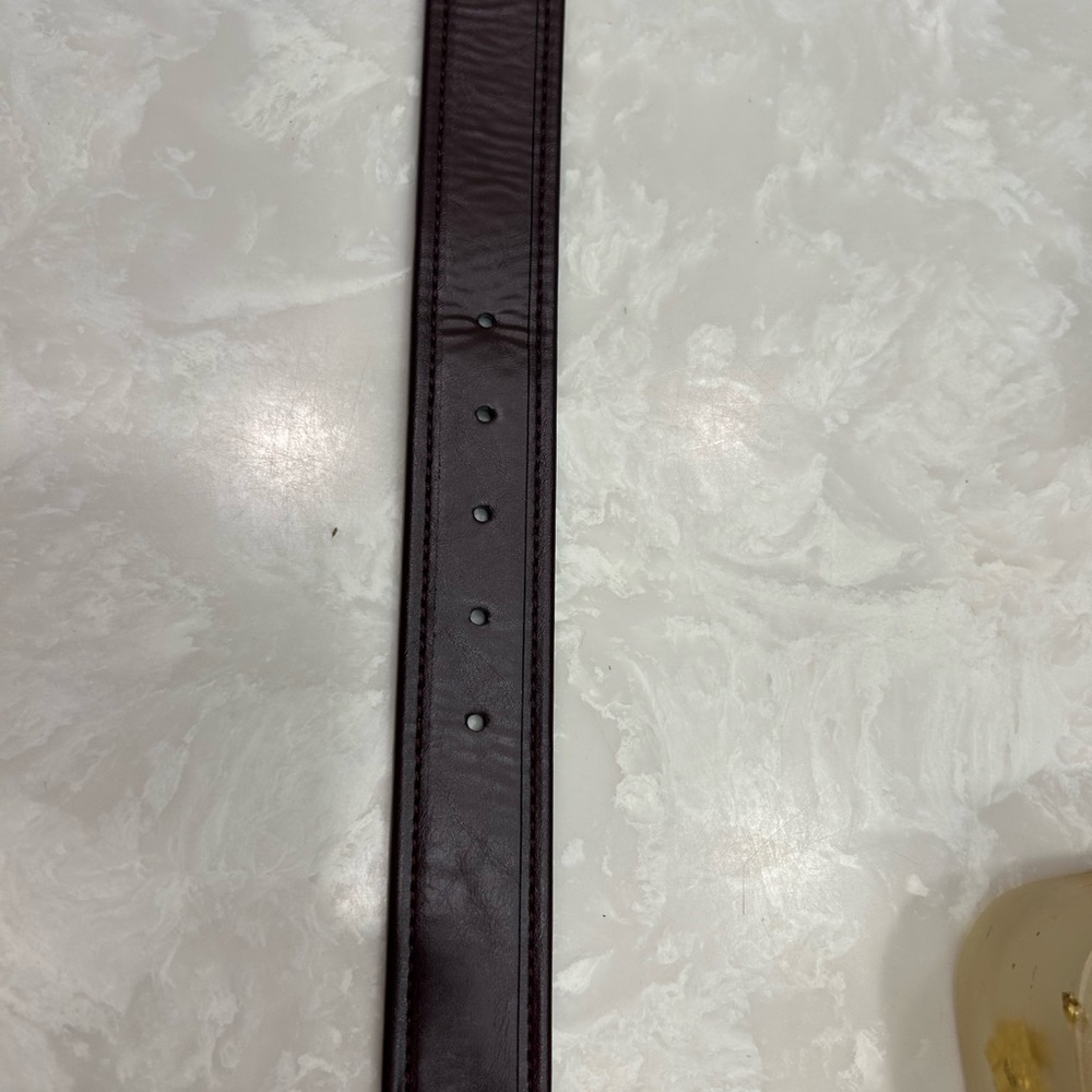 FREE with purchase of any other undiscounted item: Brown Leather Like Belt Sz 29 - Picture 4 of 7